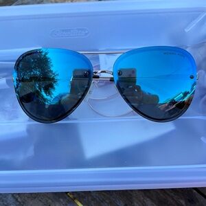 Michael Kors Blue Aviator Sunglasses